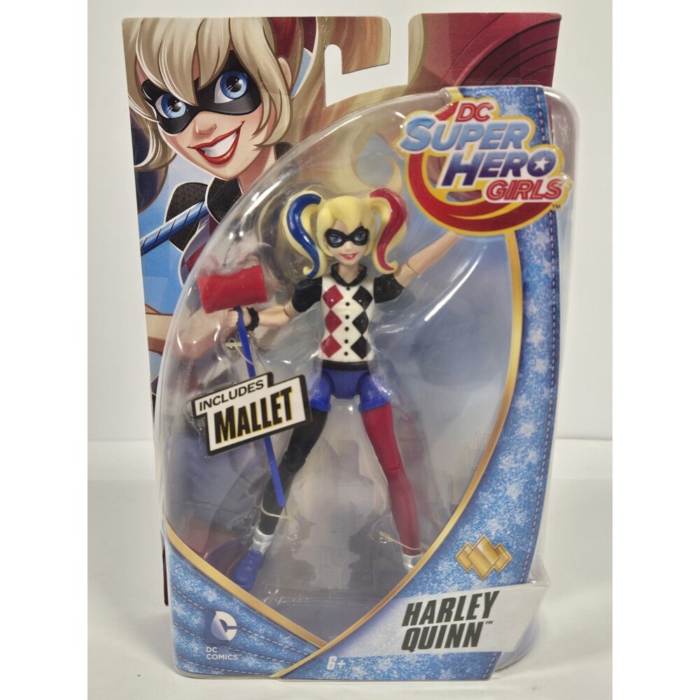 2015 DC Superhero Girls Harley Quinn Action Figure w/ Mallet